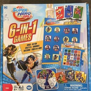 6-in-1 Games Set - DC Super hero girls
